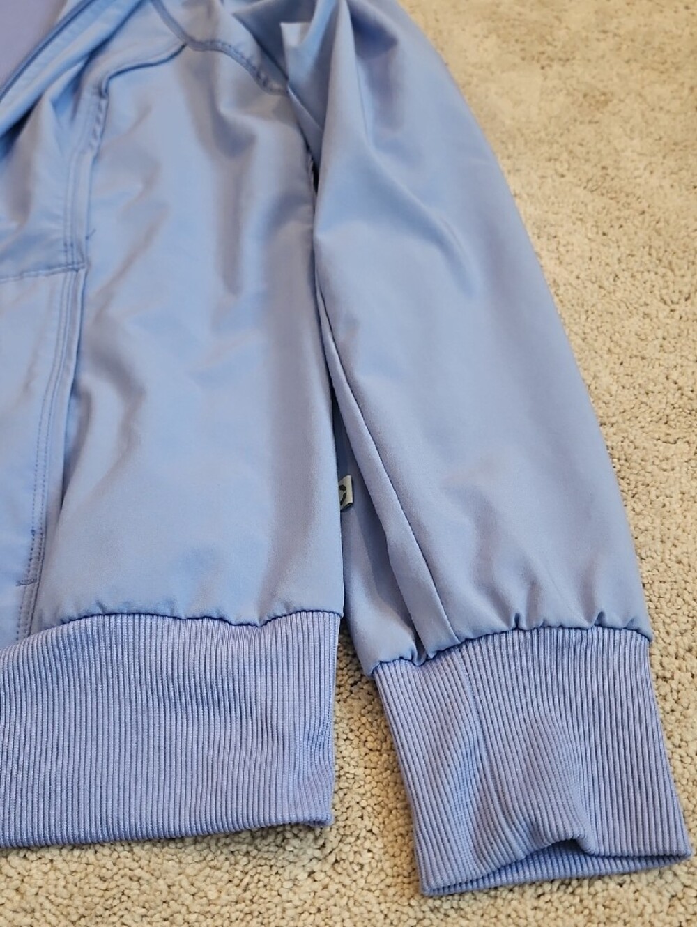 Cherokee Infinity Light Periwinkle Scrub Jacket - Picture 8 of 14